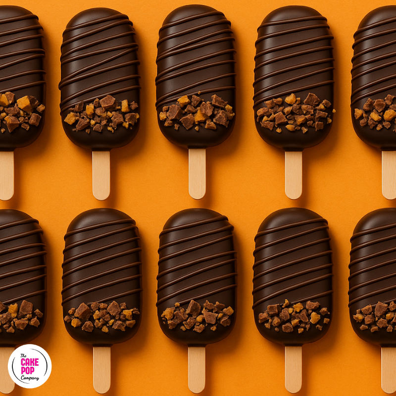 Peanut Butter CHocolate Cake Pops With Chocolate Peanut Butter Drizzle and Reeses